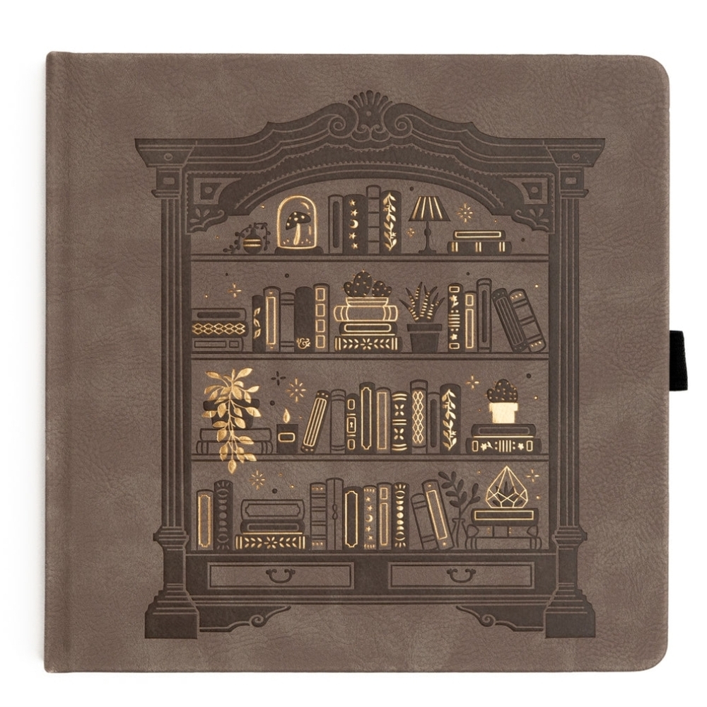 Archer & Olive 8x8 Bookshelf Reading Journal New In Box